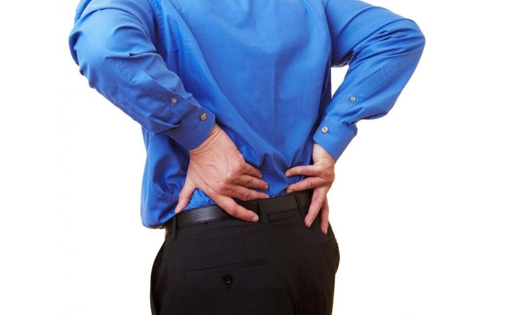 low back pain in the lumbar region Figure 1