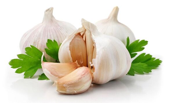 garlic for the treatment of osteochondrosis of the spine