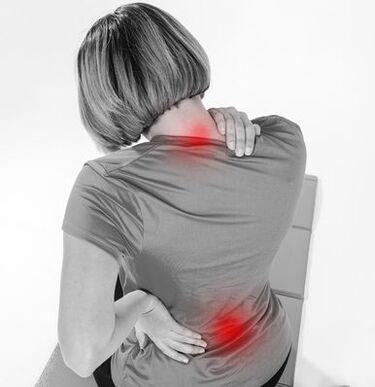 Pain and bottom in the neck